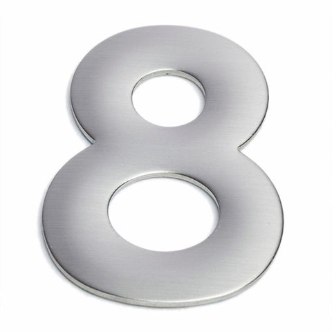 Sandleford Stainless Steel Self Adhesive House Number 8 - 75mm - SuperSaverAU - view 1