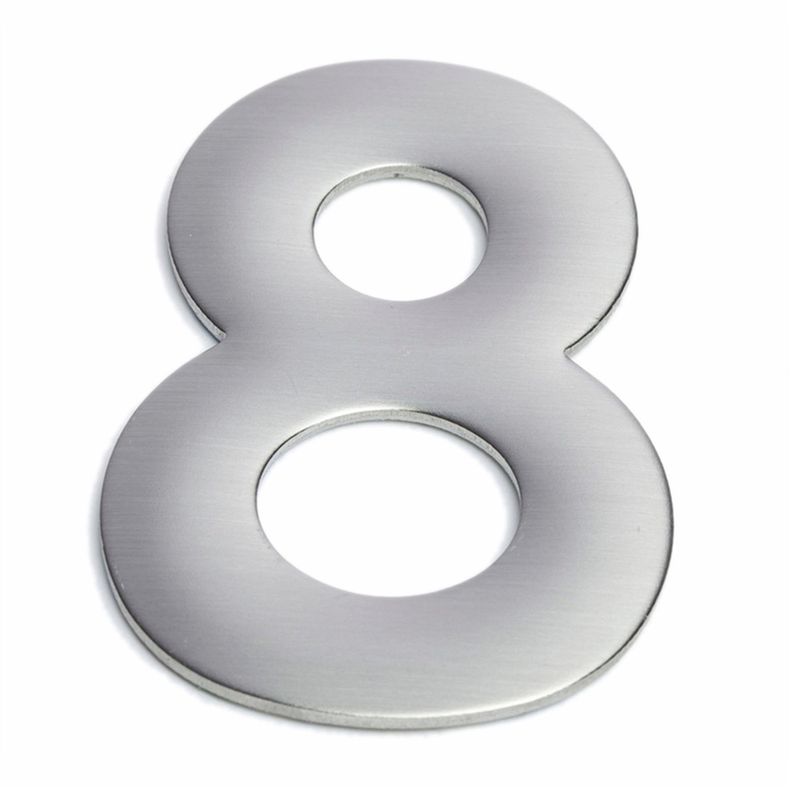 Sandleford 75mm Suburban Stainless Steel House Number 8 Self Adhesive