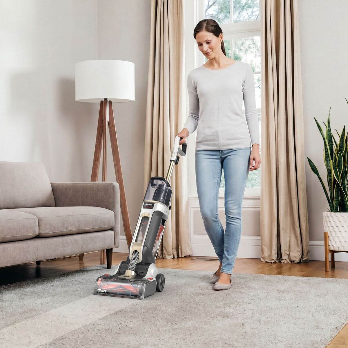 Shark CarpetForce Upright Carpet Cleaner - HairPro Technology, Deep Clean and Express Clean - EX500ANZ