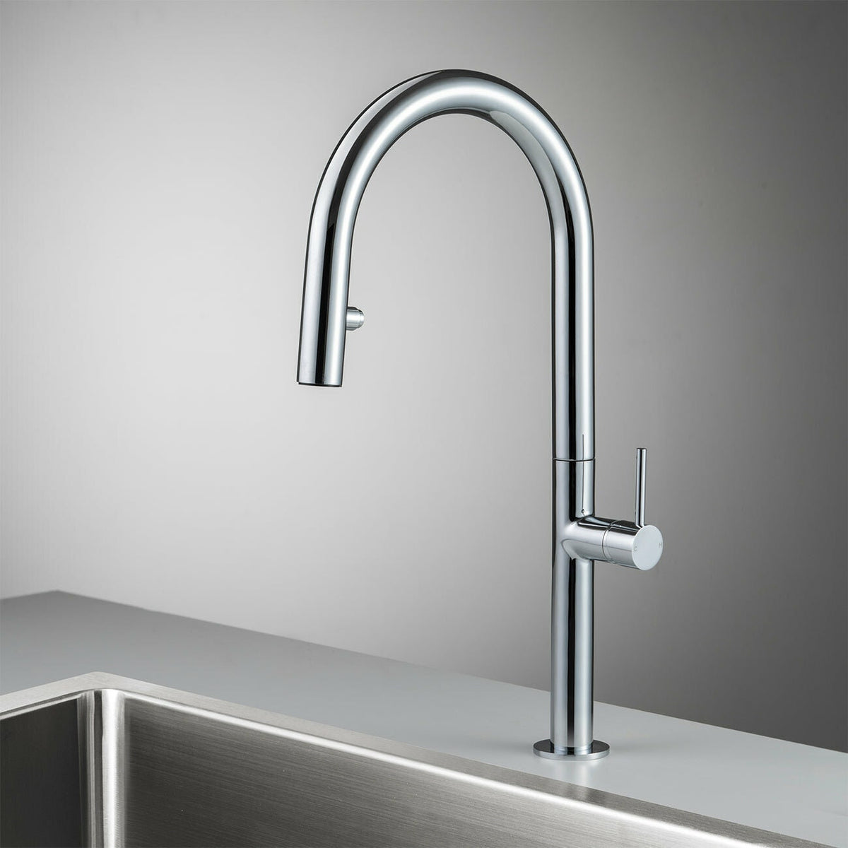 Rogerseller Myhill Sink Mixer with Pull Out Spray 6L/min - Chrome, 5-Star WELS - 3606012601