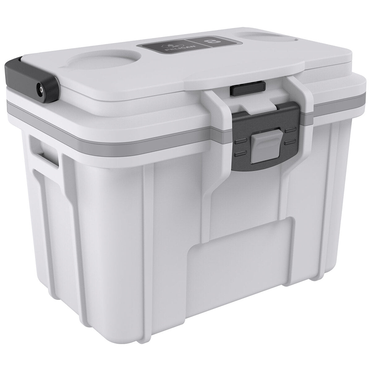 Pelican 7.57L Personal Cooler White/Grey with Removable Ice Pack & Inner Tray - SuperSaverAU - view 3