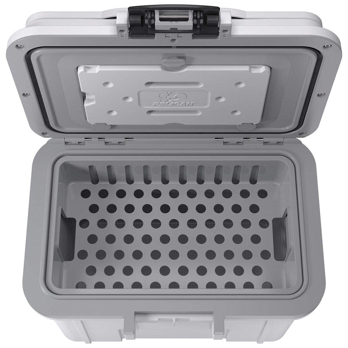 Pelican 7.57L Personal Cooler White/Grey with Removable Ice Pack & Inner Tray - SuperSaverAU - view 9