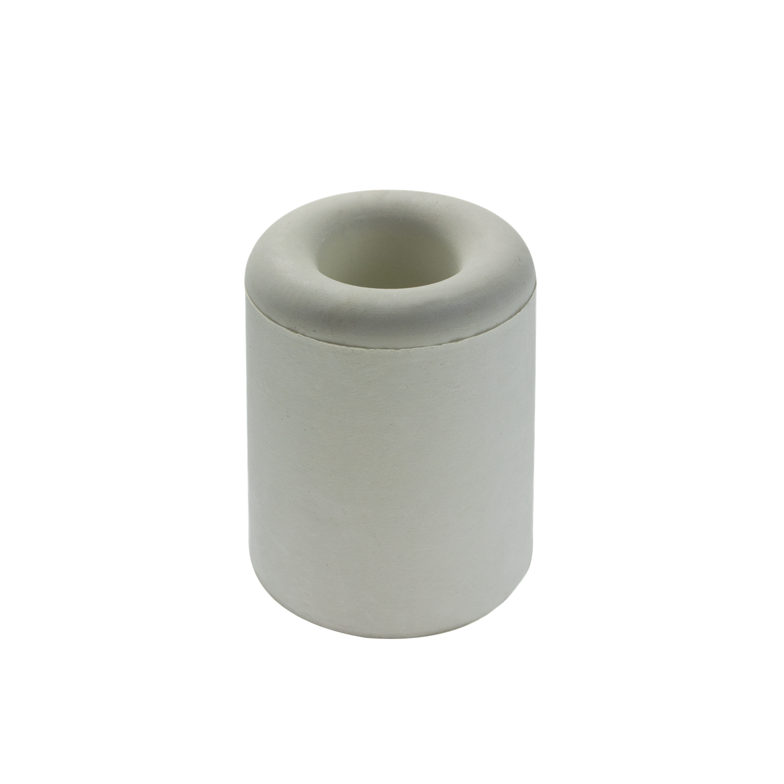 Adoored 30mm White Round Rubber Door Stop - Interior & Exterior, Weather Resistant
