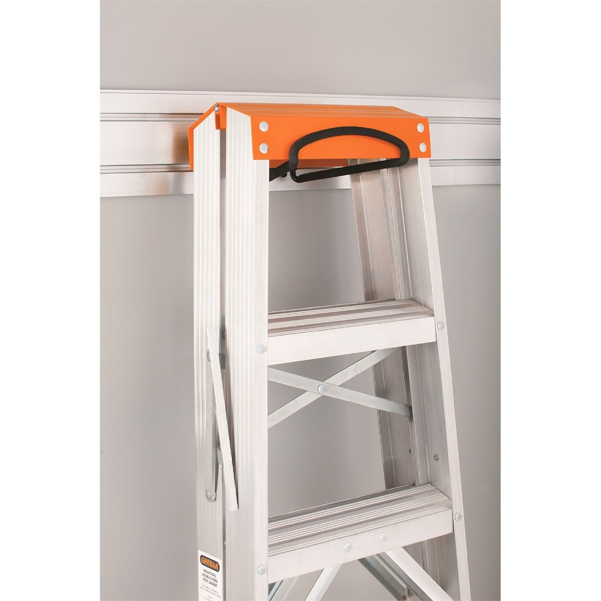 StorEase Loop Hook 20cm Powder-Coated Steel Wall Track Storage Hook 22kg