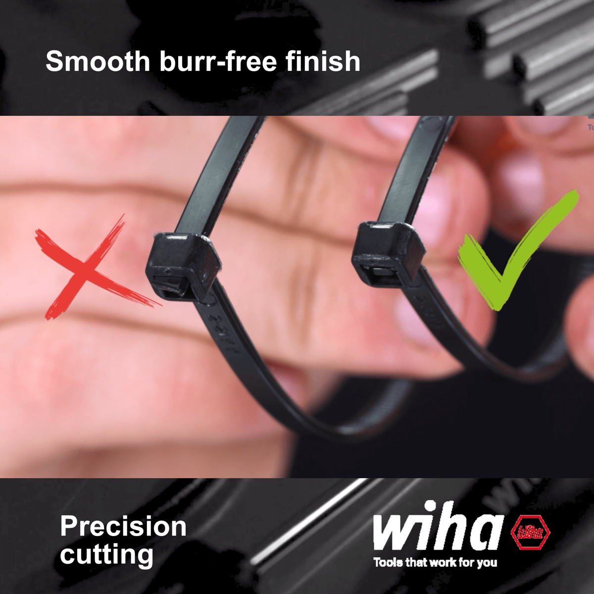 Wiha 125mm Hardened Steel Flush Diagonal Cutting Pliers Precision Mini