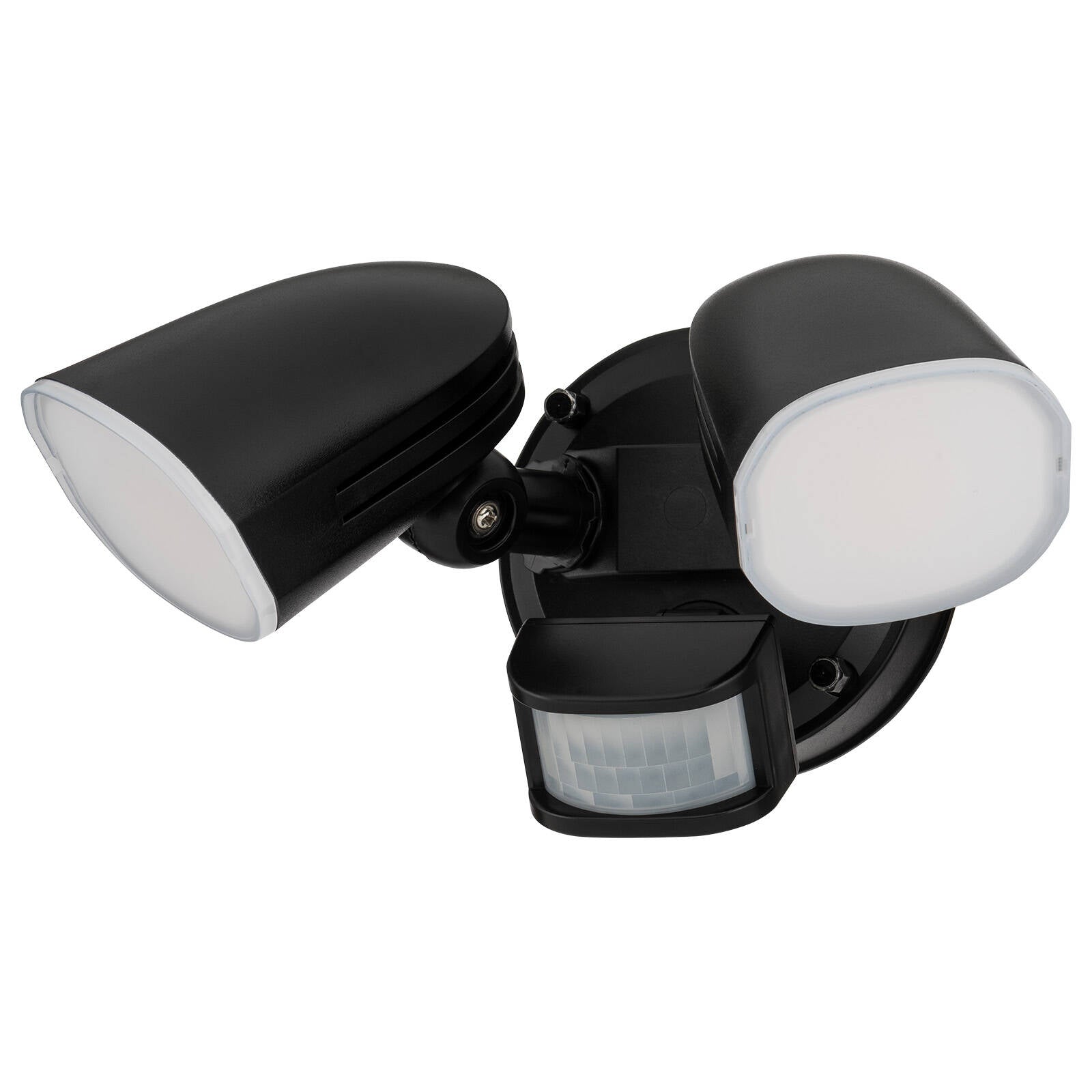 Arlec DIY Twinhead Tricolour 19W LED Security Sensor Floodlight Black MAL081