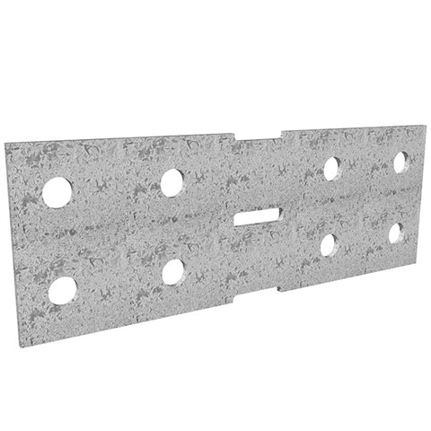 Dunnings 200 x 70mm M10 Galvanised Steel Bracket Plate