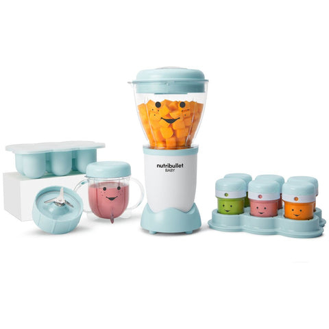 NutriBullet Baby Blender - 200W Motor, 945mL Batch Bowl, Date Dial Cups and Freezer Tray - NBY-1807