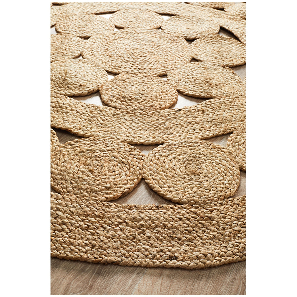 Rug Culture Atrium Pilu Natural Rug 200 x 200cm - SuperSaverAU - view 2