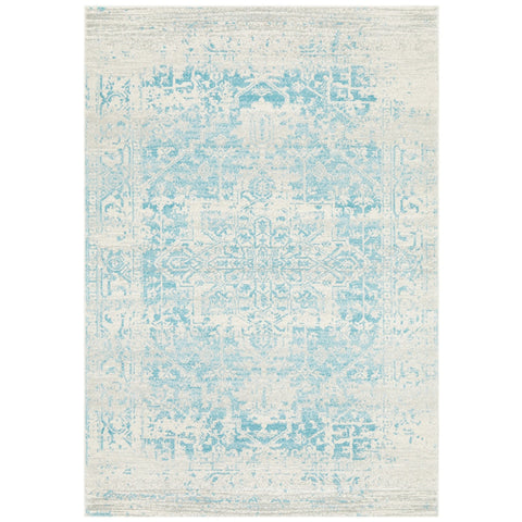 Rug Culture Evoke 253 White/Blue Indoor Rug 230 x 160cm - SuperSaverAU - view 1