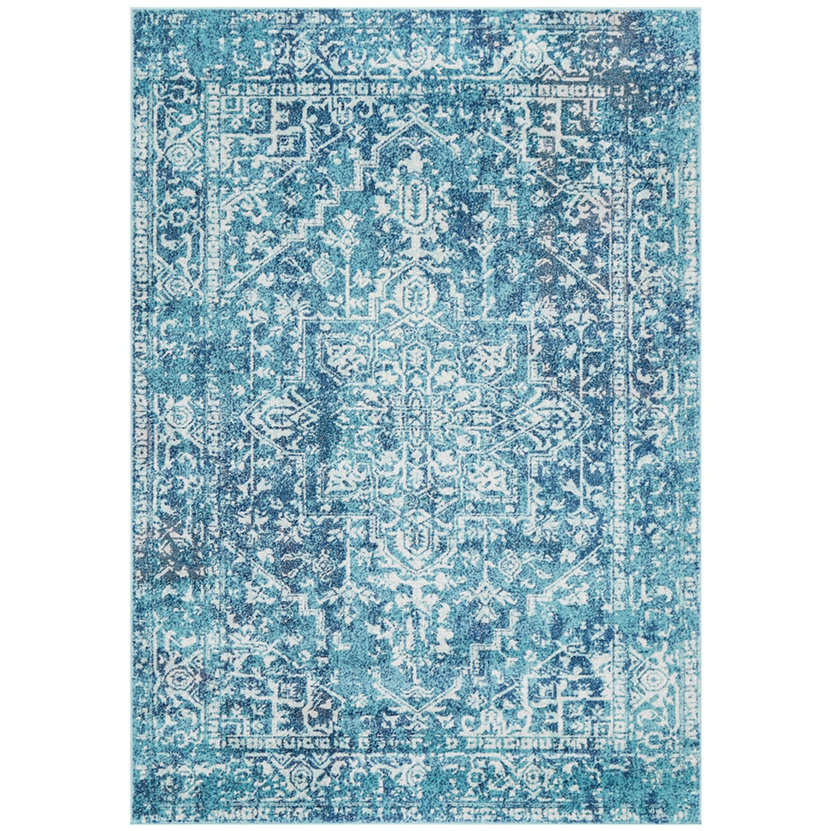 Rug Culture Evoke 253 Blue Indoor Rug 290 x 200cm - SuperSaverAU - view 1