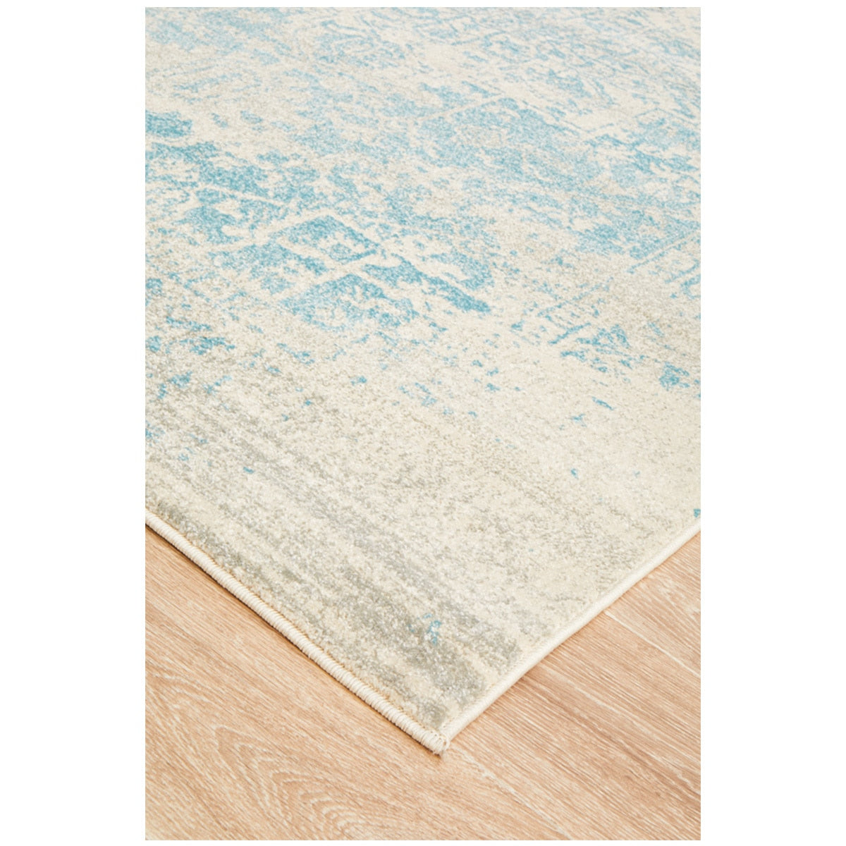 Rug Culture Evoke 253 White/Blue Indoor Rug 290 x 200cm - SuperSaverAU - view 2