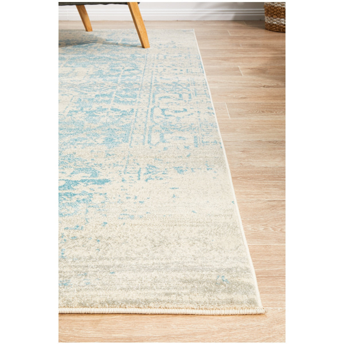 Rug Culture Evoke 253 White/Blue Indoor Rug 290 x 200cm - SuperSaverAU - view 3