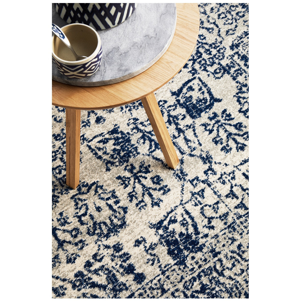 Rug Culture Evoke 256 Blue Indoor Rug 230 x 160cm - SuperSaverAU - view 6