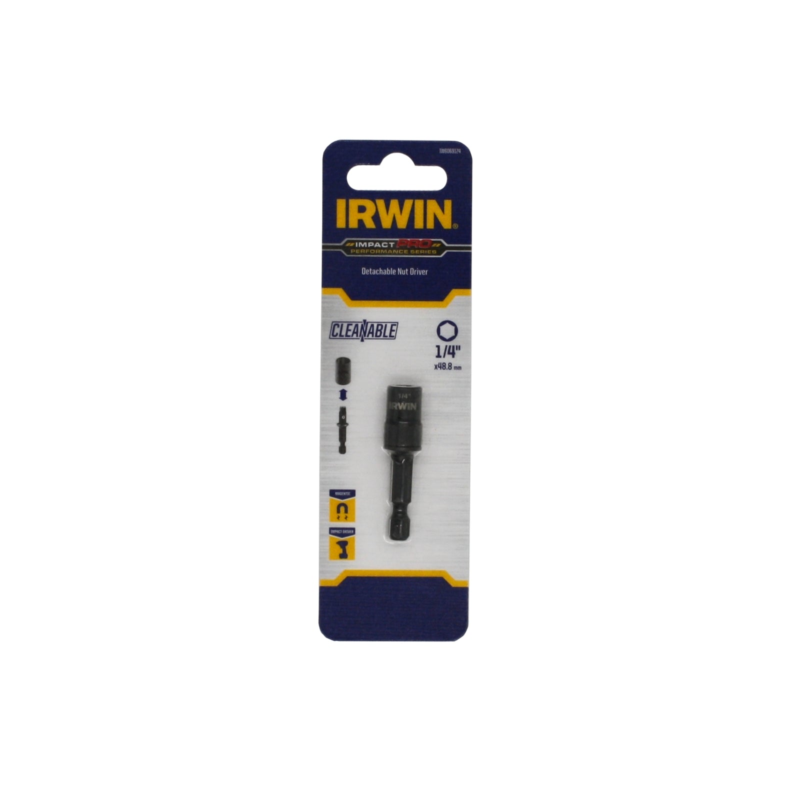 Irwin 1/4" Detachable Nutsetter Black