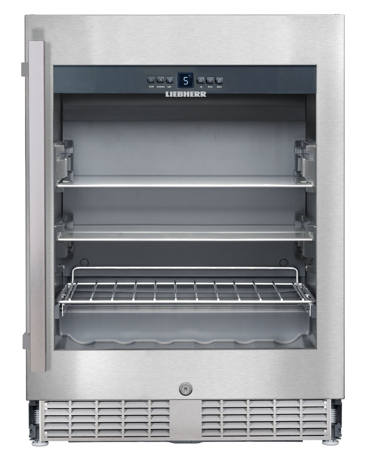 Liebherr 131L Beverage Centre - Stainless Steel, Double Glazed Lockable Glass Door - UKES1752RH-21