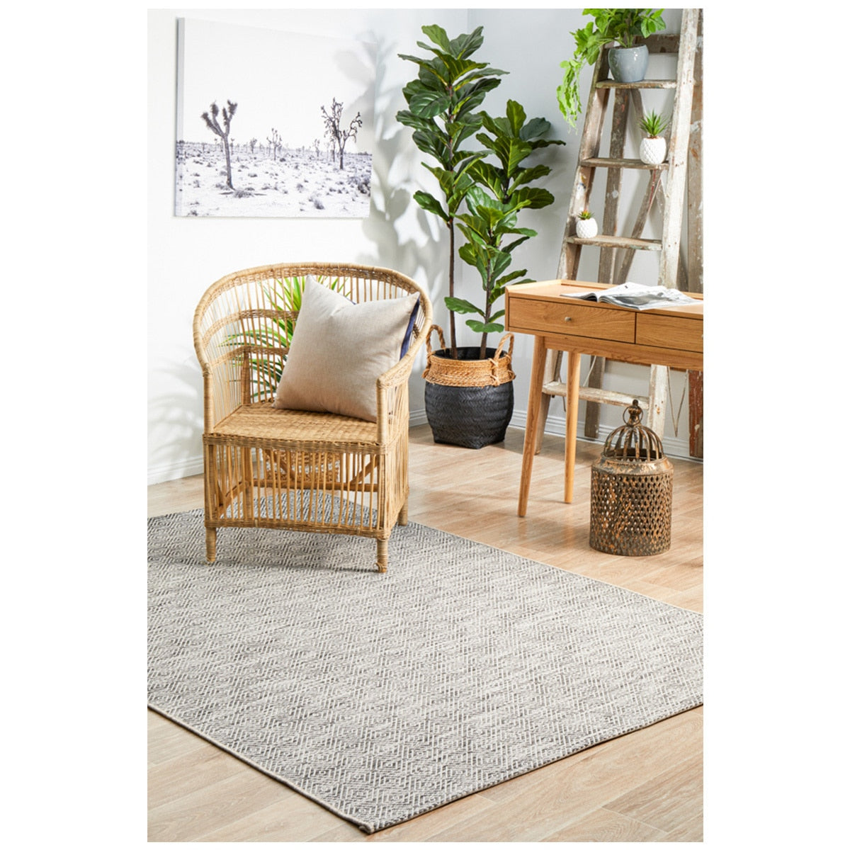 Rug Culture Terrace 5500 Rug 330 x 240cm Grey - SuperSaverAU - view 7