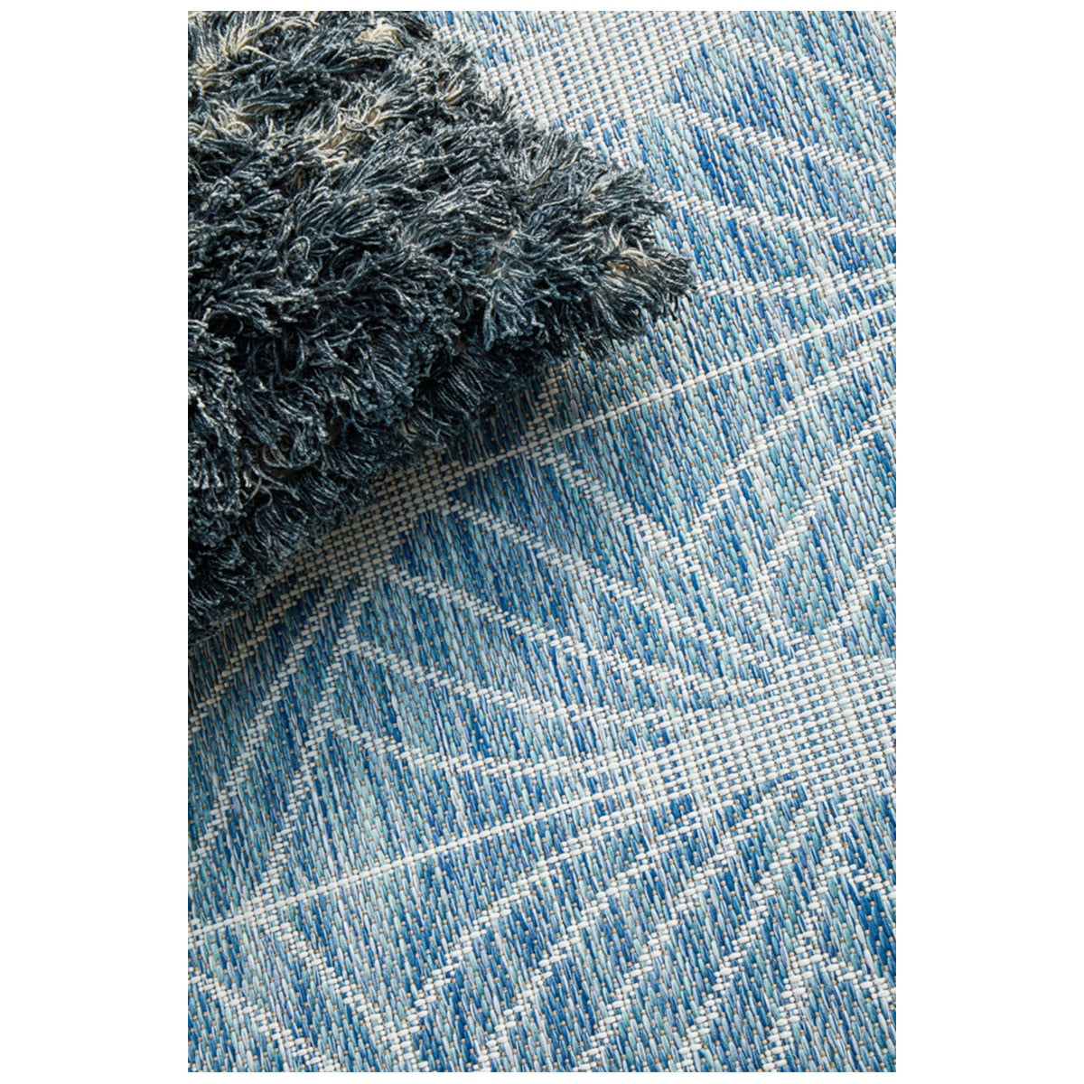 Rug Culture Terrace 5502 Rug 230 x 160cm Blue - SuperSaverAU - view 6