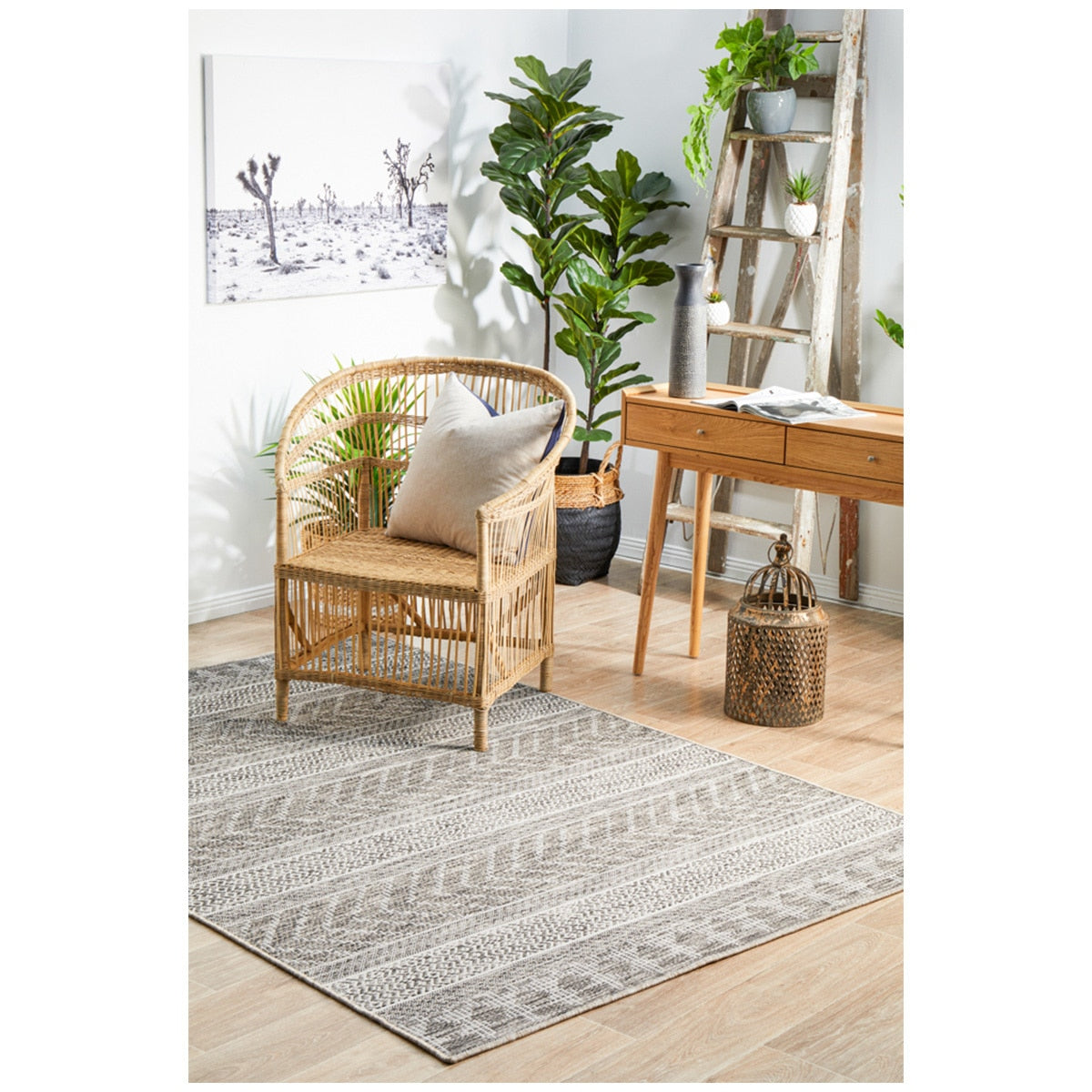 Rug Culture Terrace 5505 Rug 400 x 300cm Grey - SuperSaverAU - view 7
