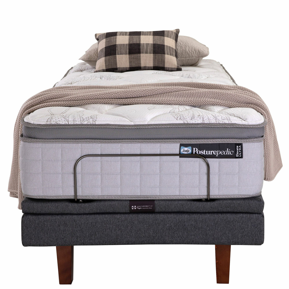 Sealy Posturepedic Summer Flex Plush Long Single Mattress - 2 Stage Titanium AlignSupport - 735577