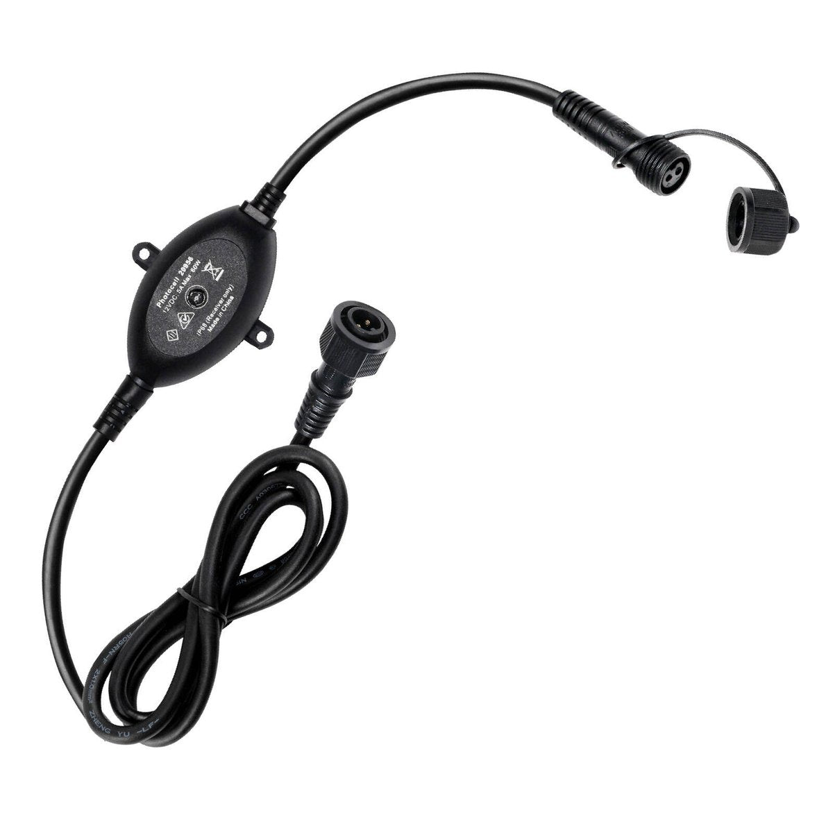 Brilliant 60W Dusk to Dawn Garden Light Controller - IP68 Weather Resistant - Black - 12V - SuperSaverAU - view 2