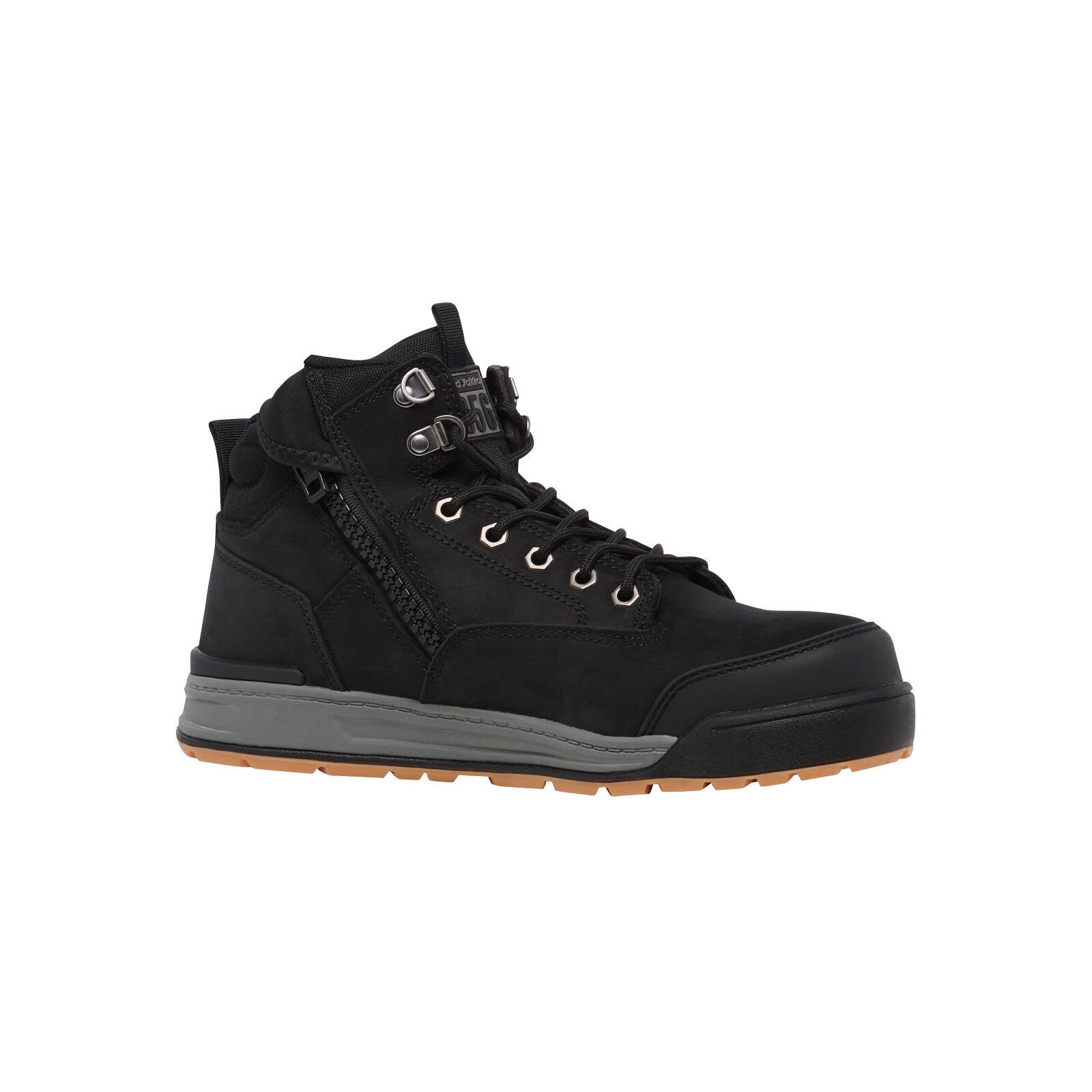 Hard Yakka 3056 Size 11 Black Leather Steel Cap Safety Boot
