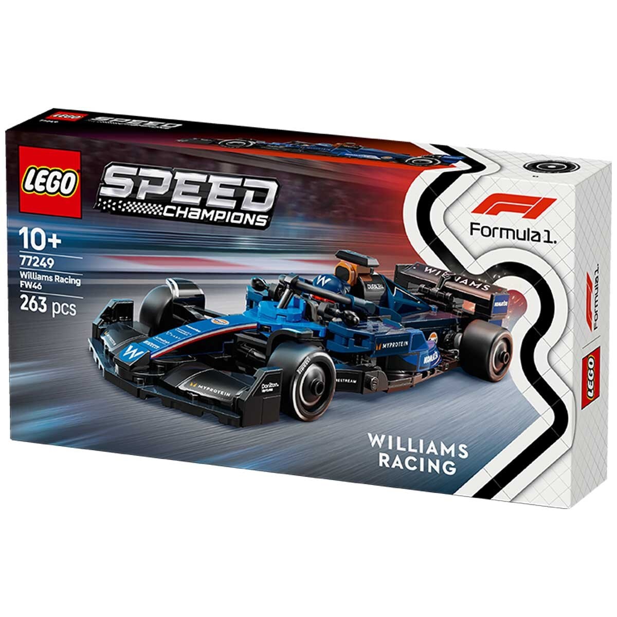 LEGO Speed Champions Williams Racing FW46 F1 Race Car 77249 - SuperSaverAU - view 9