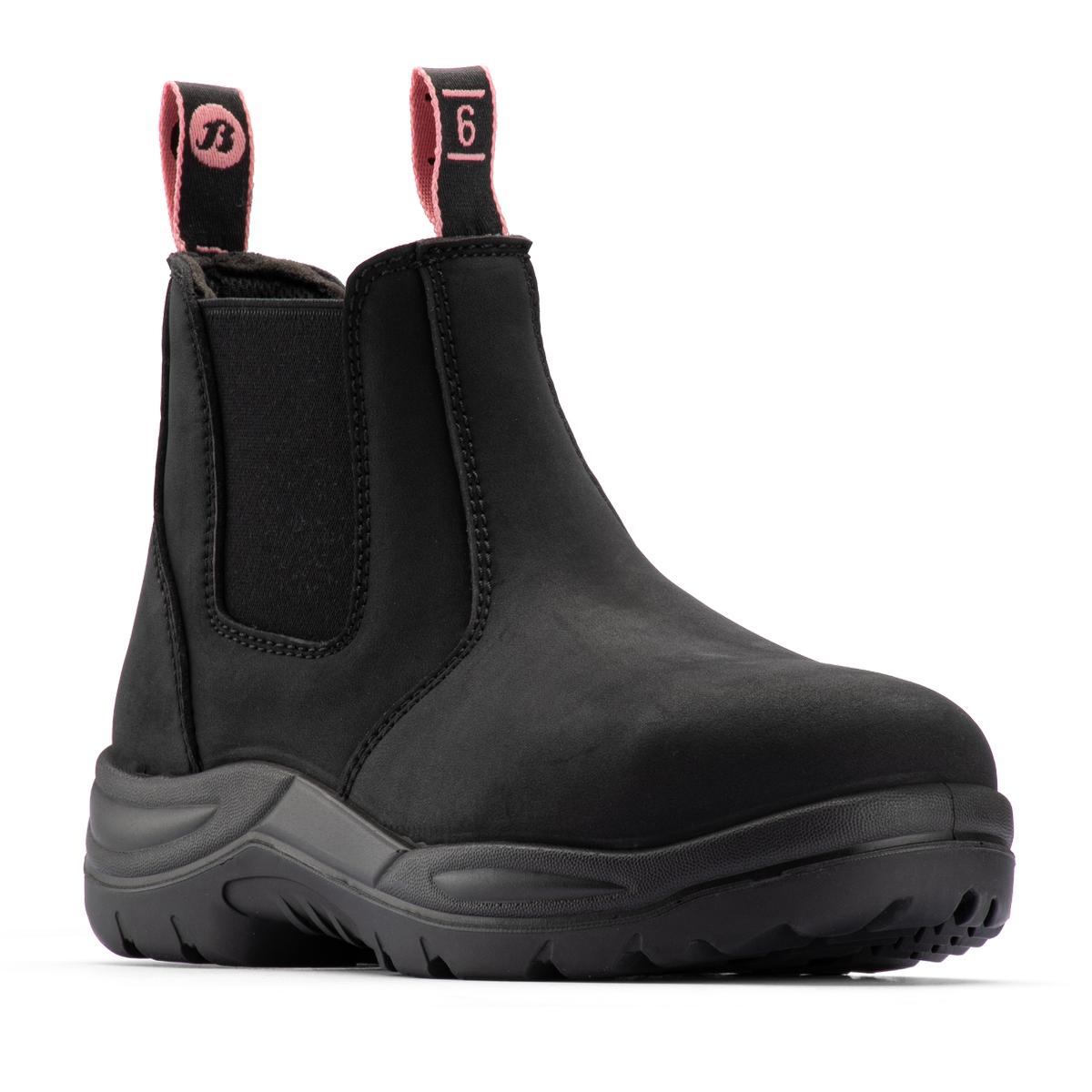 Bata Industrials Women's Juno Slip On Safety Boot Steel Toe Black US Size 6