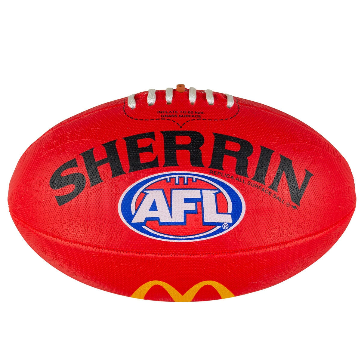 Sherrin AFL Replica All Surface Football Size 5 Red - SuperSaverAU - view 1