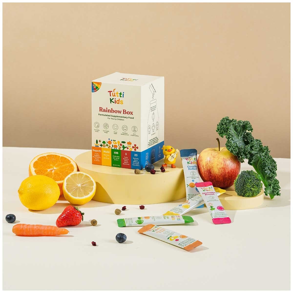 Tutti Kids Rainbow Box 25 Sachets x 4g - SuperSaverAU - view 1