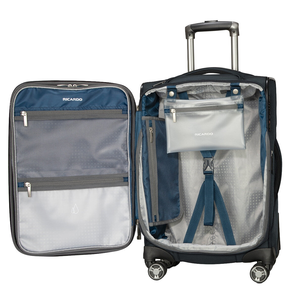 Ricardo Beverly Hills Mariposa Softside Luggage Set 2 Piece Black - SuperSaverAU - view 8