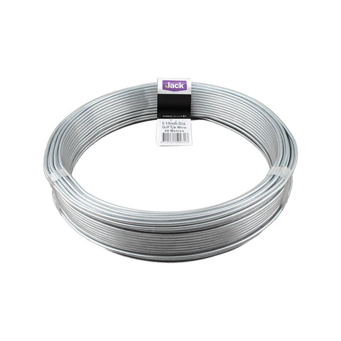 Jack Tie Wire 3kg 3.15mm x 48m Galvanised Steel Easy To Use - SuperSaverAU - view 1