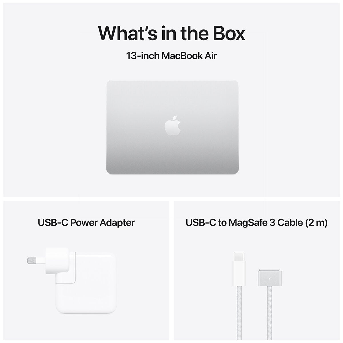 Apple MacBook Air 13 Inch M4 Chip 10 Core CPU 10 Core GPU 16GB 512GB SSD Silver Liquid Retina Display 18hr Battery Life Thunderbolt 4 Ports - SuperSaverAU - view 11
