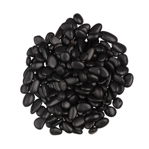 Tuscan Path 2kg 15-20mm Decorative Black Pebble - Polished Garden Stones
