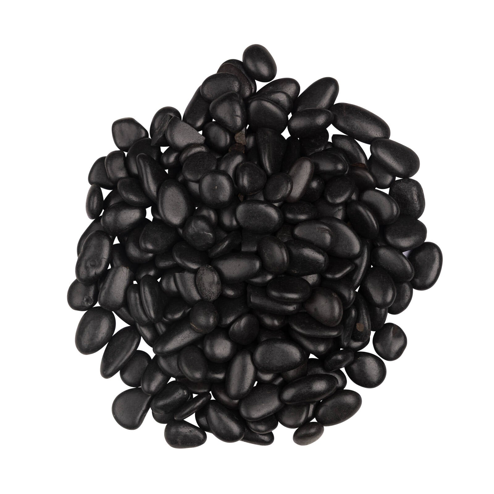 Tuscan Path 2kg 15-20mm Decorative Black Pebble - Polished Garden Stones