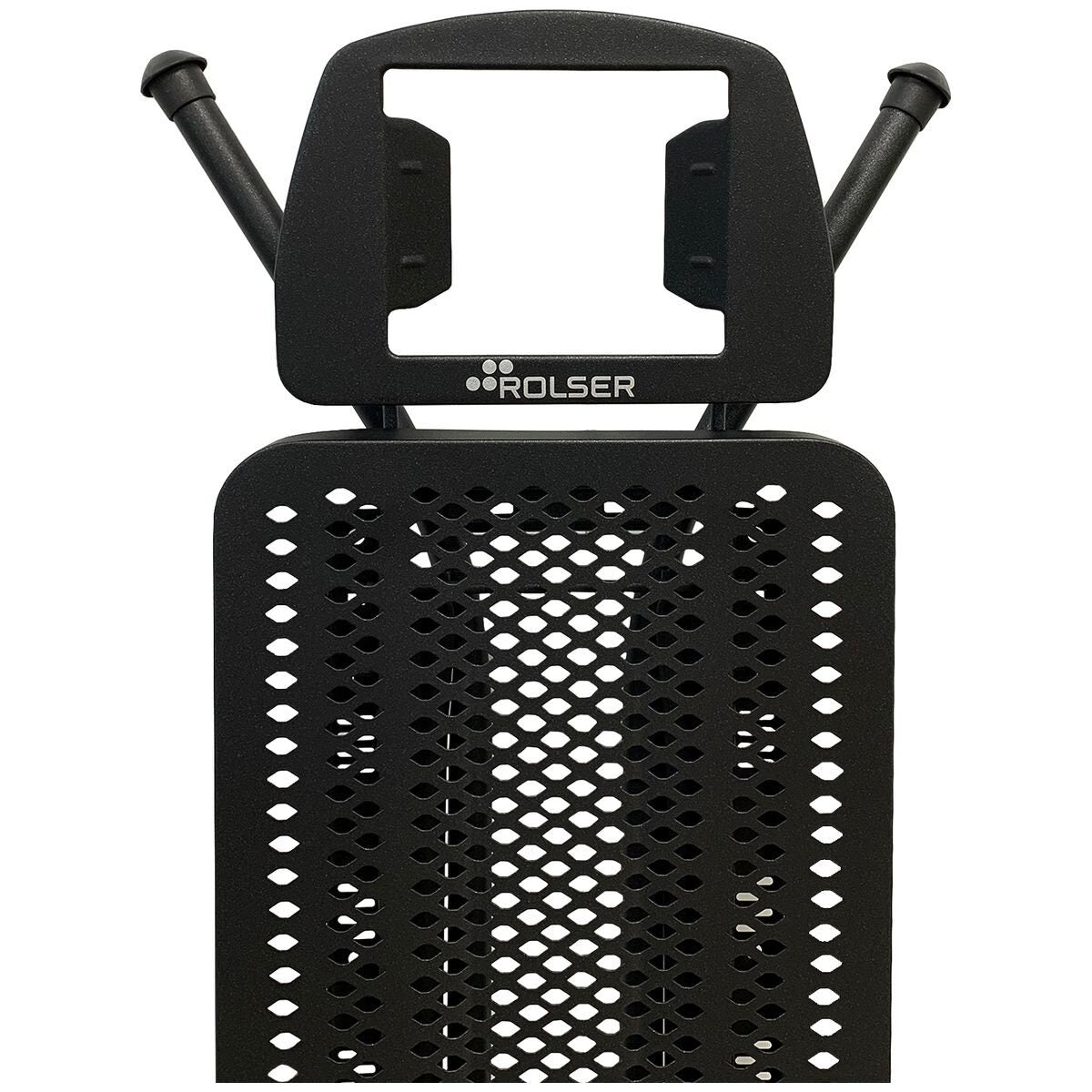 Rolser K-S folding ironing board - black tube, 6 height positions, safety lock system - R-K04016