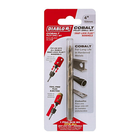 Diablo Hole Saw Pilot Drill Bit - 1/4 in. Hex - Cobalt - High Performance - SuperSaverAU - view 1