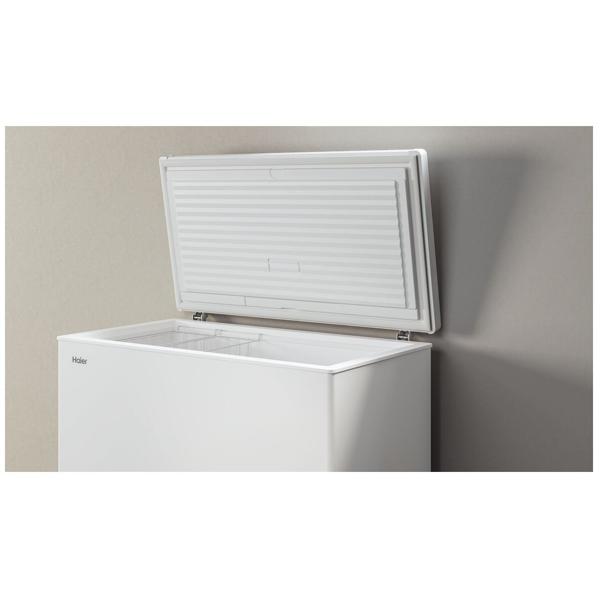 Haier 301L Hybrid Chest Freezer - White, Four-Sided Cooling, 5.5 Star Energy Rating - HCF300W