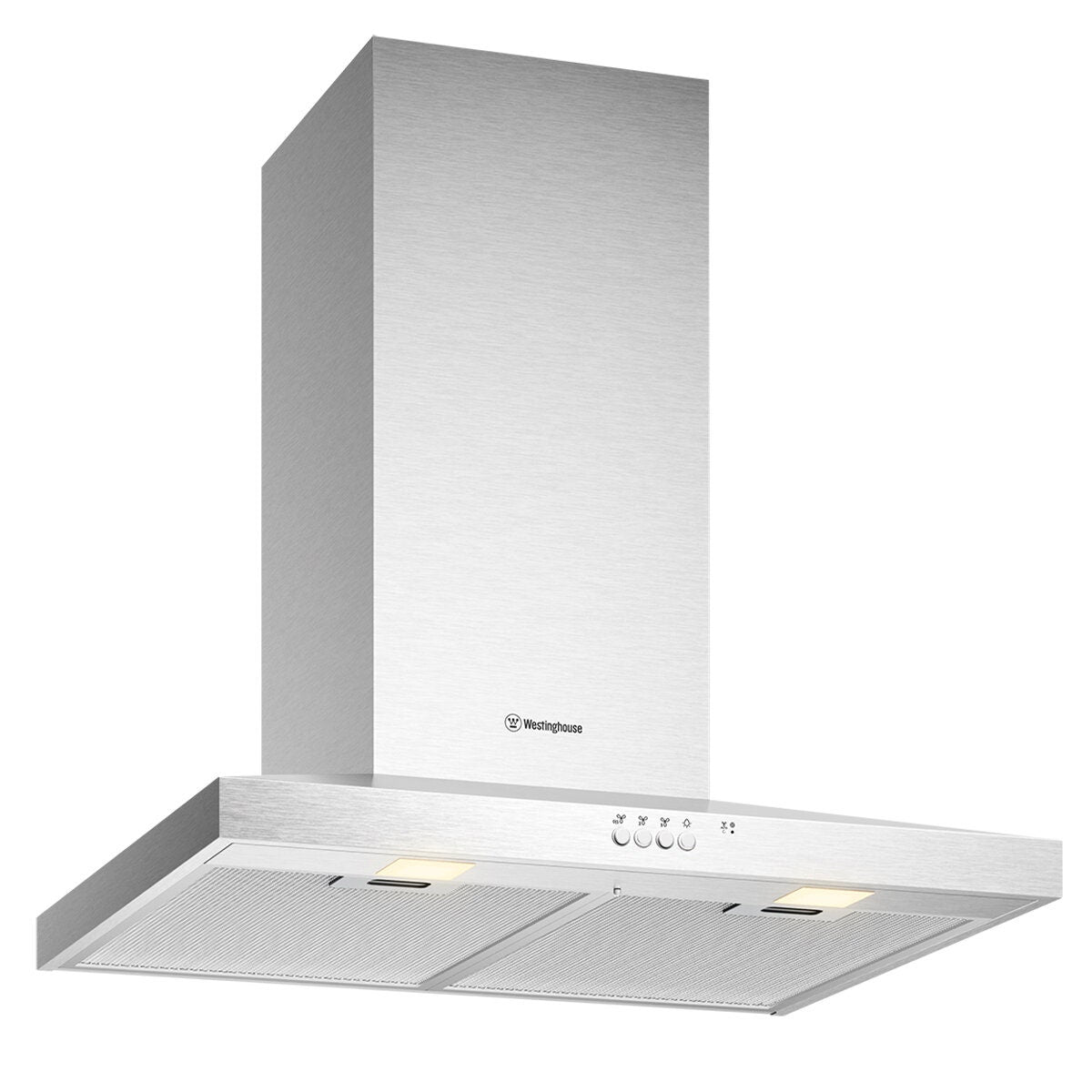 Westinghouse 60cm Canopy Rangehood with Hob2Hood - Stainless Steel, 760m³/h, 3 Speeds - WRC614SD