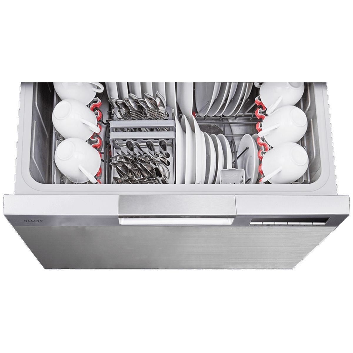 Inalto 60cm Single Dishwasher Drawer - 7 Place Settings, Stainless Steel, LED Controls - IDWD60SS