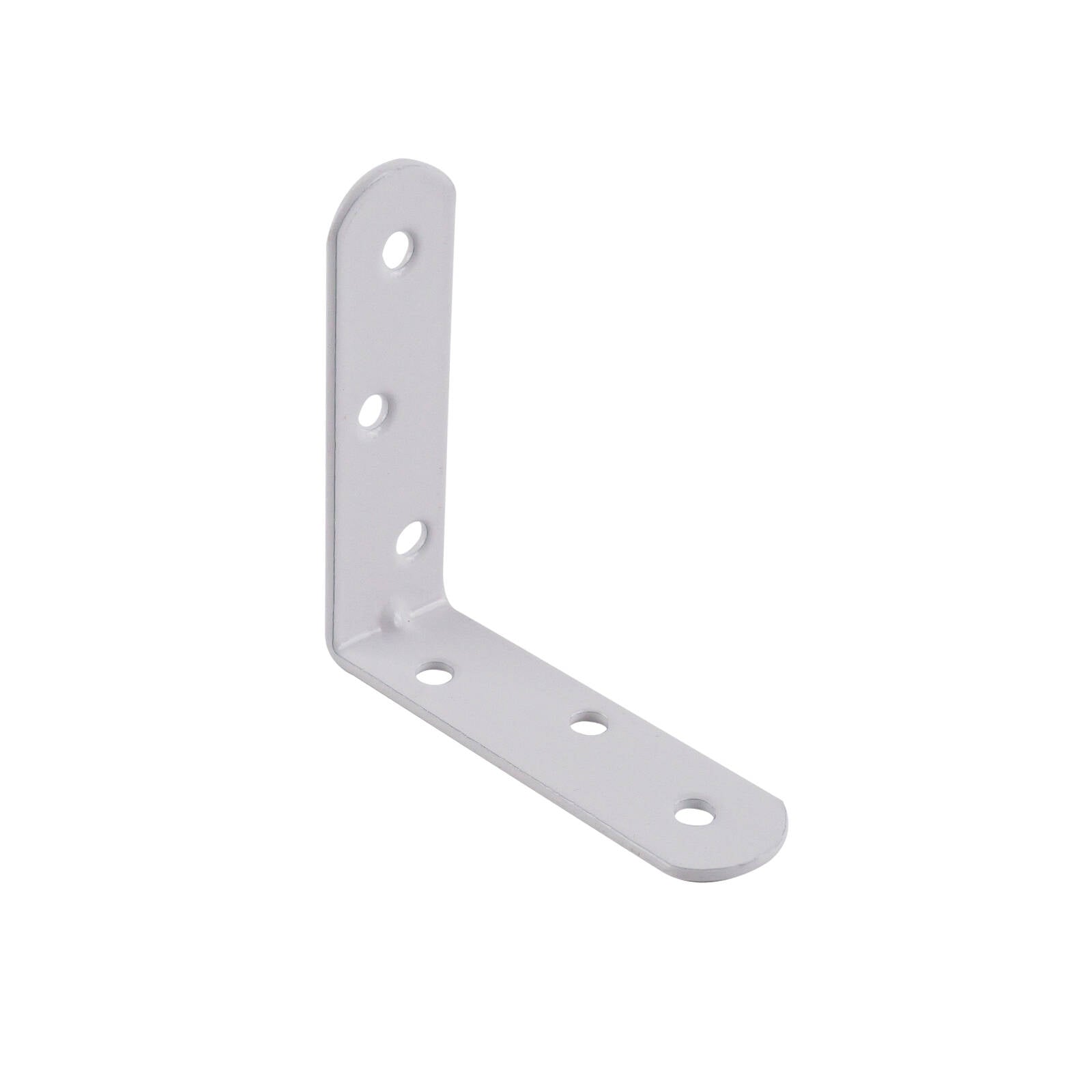 Carinya 70 x 70 x 20 x 2mm White Powder Coated Reinforcing Angle Bracket 8 Pack