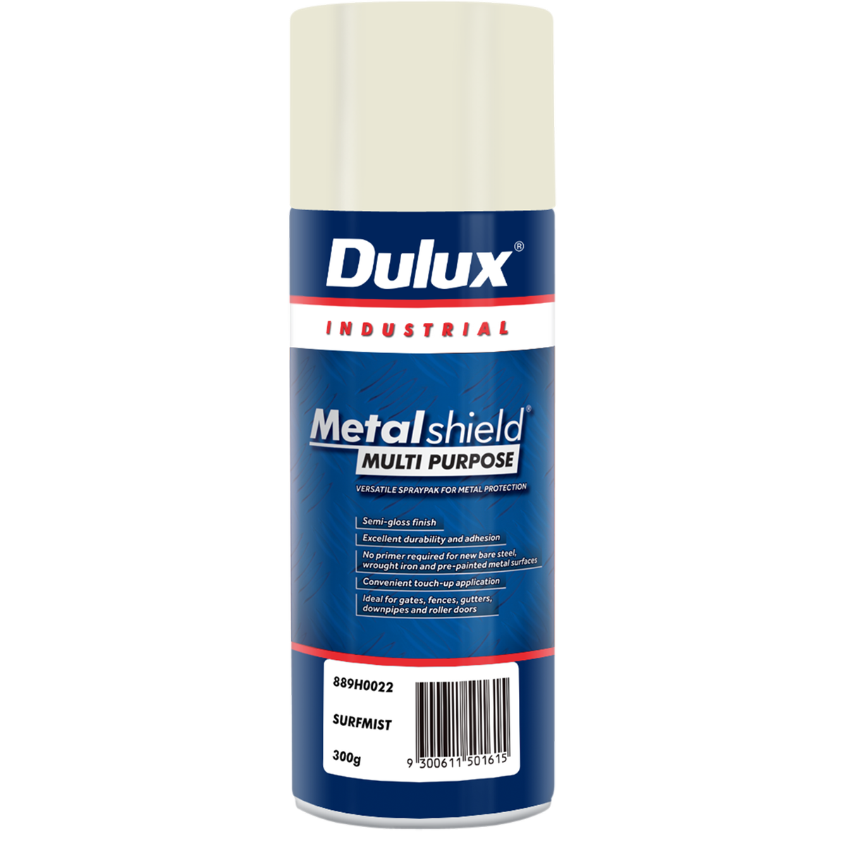 Dulux Metalshield Spray Paint Surf Mist 300g Semi Gloss Durable Finish - SuperSaverAU - view 1