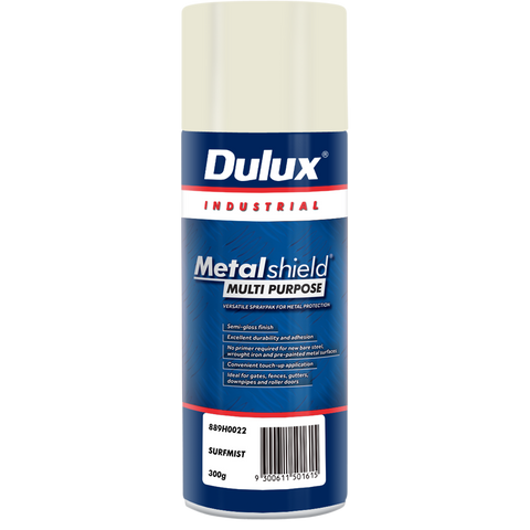 Dulux Metalshield 300g Multipurpose Spray Paint Surfmist - Metal Protection