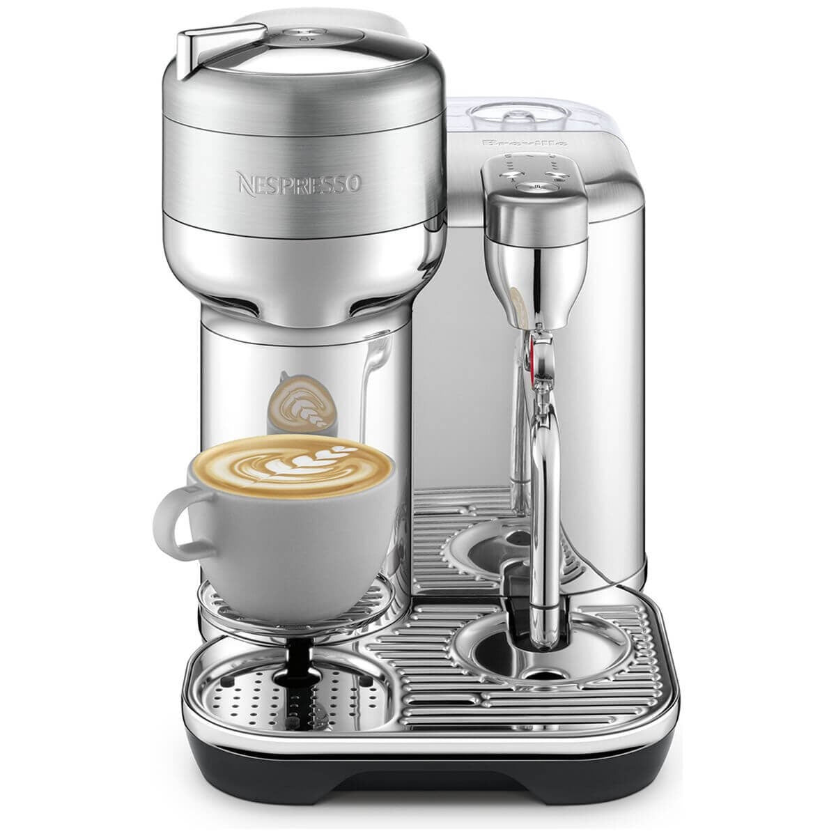 Breville Nespresso Vertuo Creatista machine 2L - Stainless steel, hands-free milk texturing - BVE850BSS