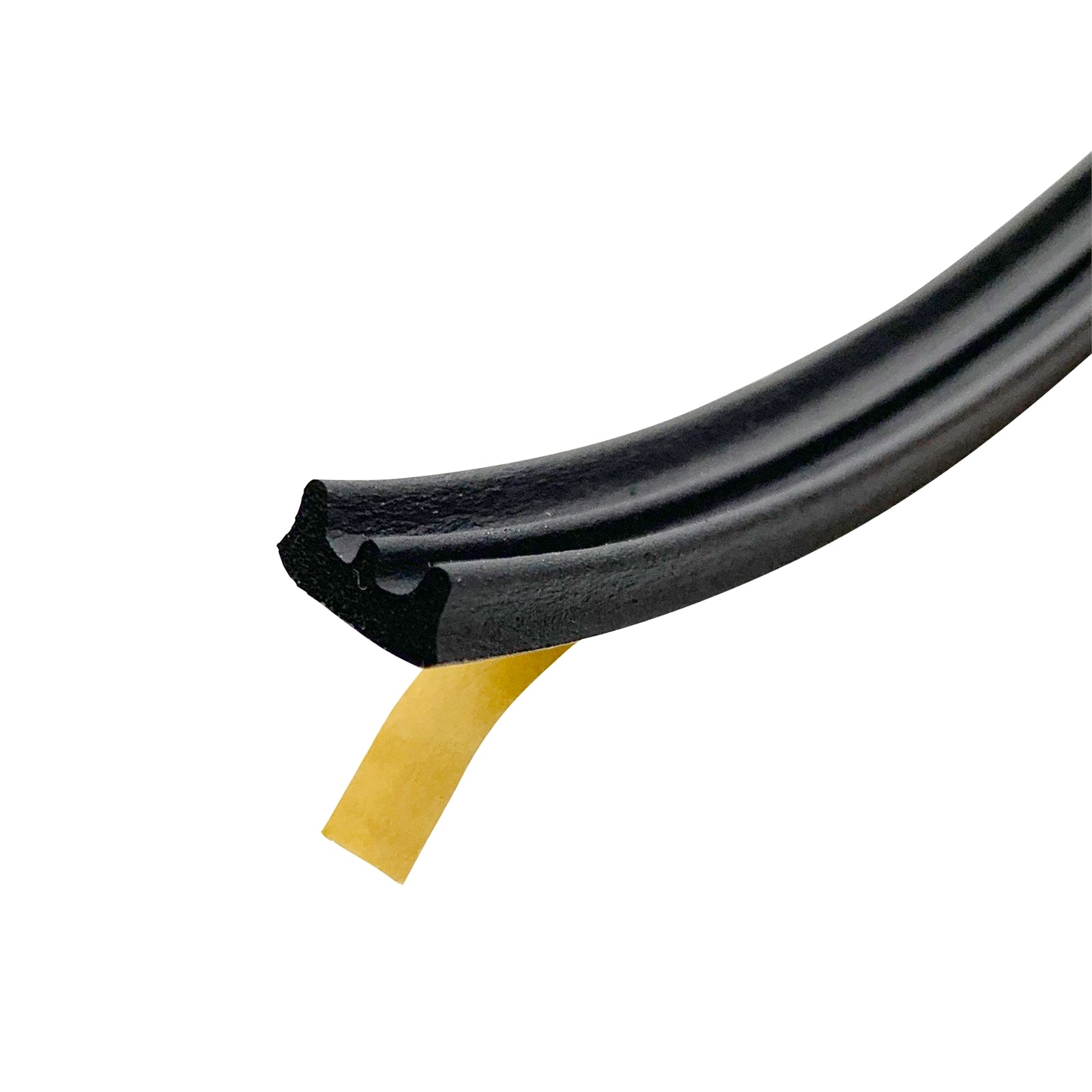 Moroday 9 x 4.5mm x 5m Black EPDM E-Shaped Weatherseal