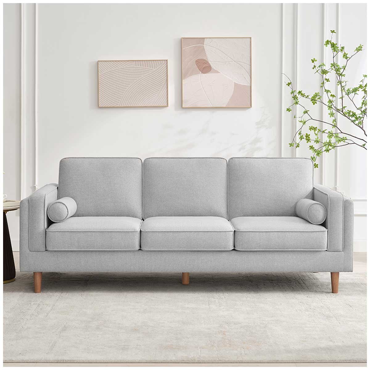 Fresh Industries 3 Seater Fabric Sofa - SuperSaverAU - view 1