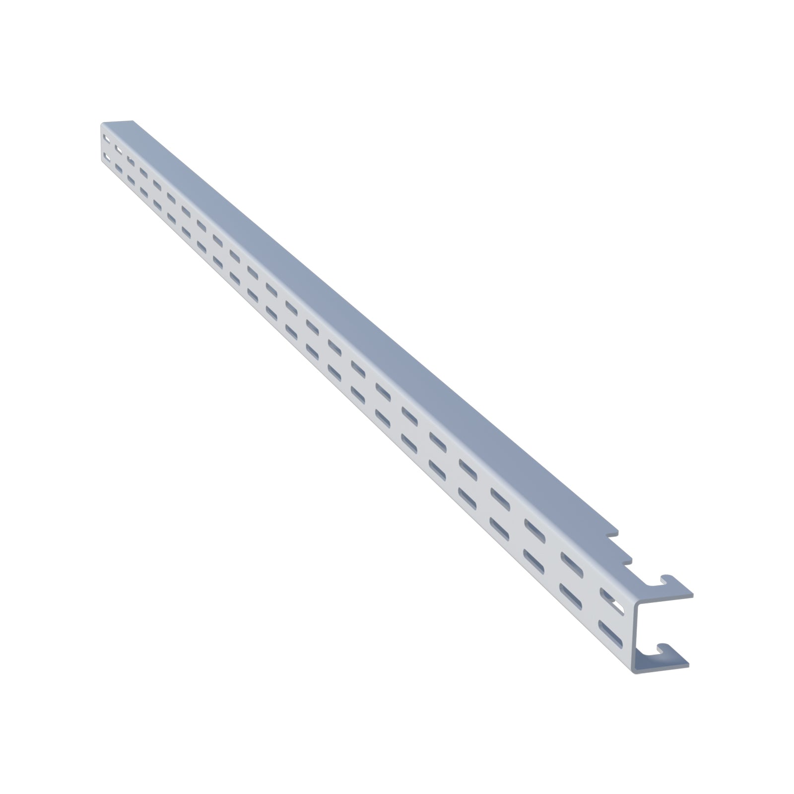 Flexi Storage Home Solutions White Double Slot Wall Strip - 762mm Steel Advanced Storage