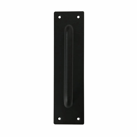 Lemaar 250 x 65 x 2mm Black 304 Stainless Steel D Pull On Plate DDA Indoor Outdoor