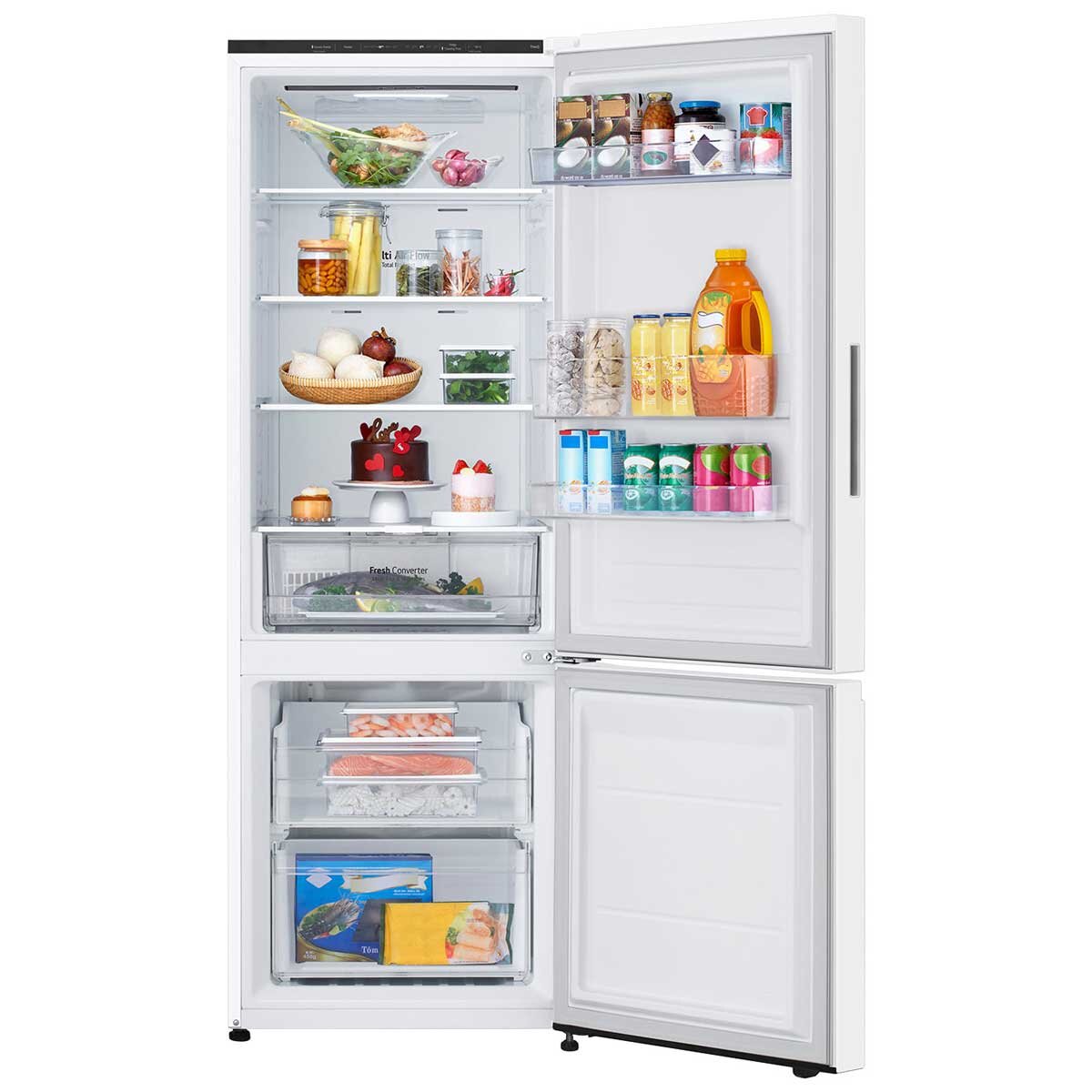 LG 355L Bottom Mount Fridge GB-B300MWH - SuperSaverAU - view 9