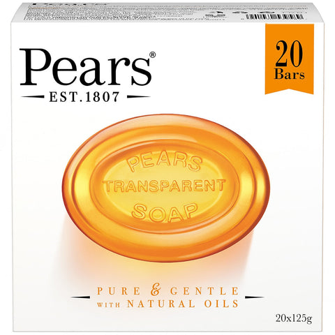 Pears Amber Transparent Soap 20 x 125g - SuperSaverAU - view 1